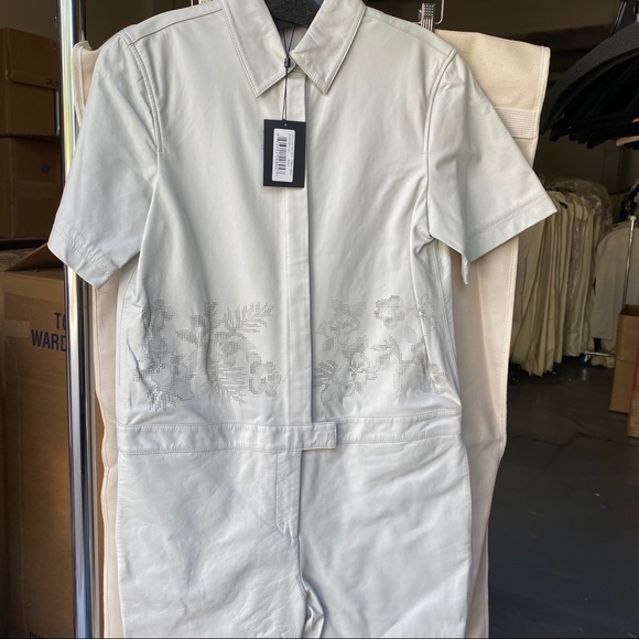 Alexander Wang Women's leather romper